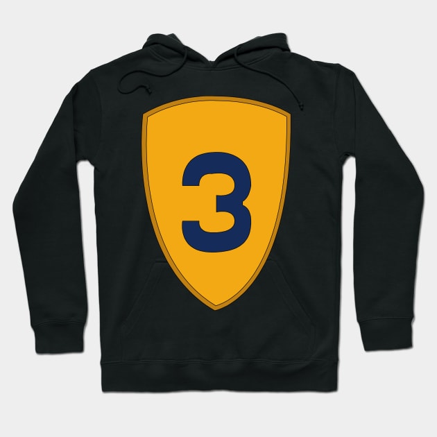 3rd Cavalry Division SSI wo Txt Hoodie by twix123844